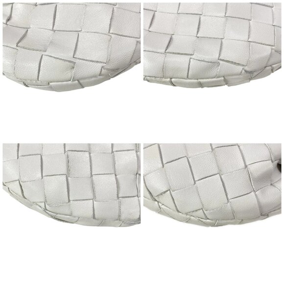 Auth BOTTEGA VENETA Mini The Jodi - White Leather B********* Handbag - Picture 16 of 16
